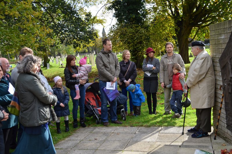 Remembrance service at the Polish Memorial